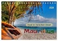 Mauritius - Insel im Indischen Ozean (Tischkalender 2024 DIN A5 quer), CALVENDO Monatskalender - Peter Roder