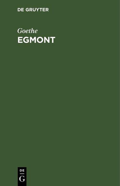Egmont - Goethe