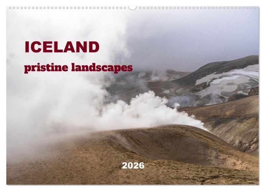 ICELAND pristine landscapes (Wall Calendar 2026 DIN A2 landscape), CALVENDO 12 Month Wall Calendar - Hans Seidl