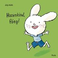 Cover-Bild zum Titel 'Hasenkind, flieg!' von 'Jörg Mühle'