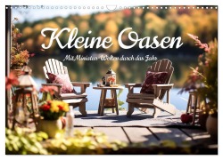 Cover-Bild zum Titel 'Kleine Oasen (Wandkalender 2026 DIN A3 quer), CALVENDO Monatskalender' von 'Ally Bee'