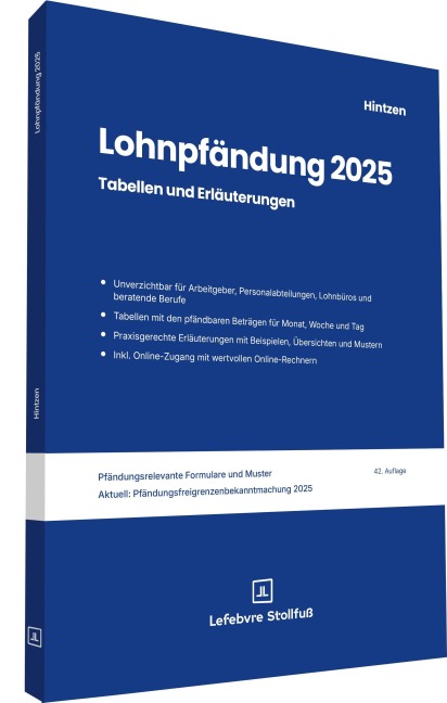 Lohnpfändung 2025 - Udo Hintzen