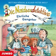 Cover-Bild zum Titel 'Die Nordseedetektive. Ehrliche Gangster (Band 14)' von 'Bettina Göschl, Klaus-Peter Wolf'