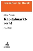 Cover-Bild zum Titel 'Kapitalmarktrecht' von 'Dörte Poelzig'