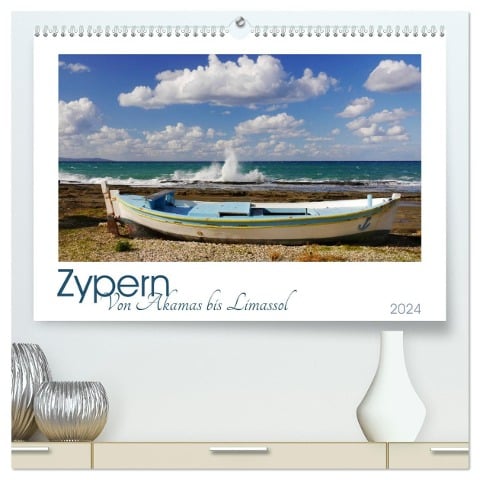 Zypern. Von Akamas bis Limassol (hochwertiger Premium Wandkalender 2024 DIN A2 quer), Kunstdruck in Hochglanz - Lucy M. Laube