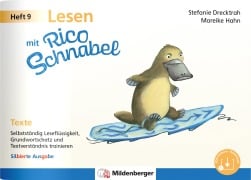 Cover-Bild zum Titel 'Lesen mit Rico Schnabel, Heft 9: Texte - silbierte Ausgabe' von 'Stefanie Drecktrah, Mareike Hahn'