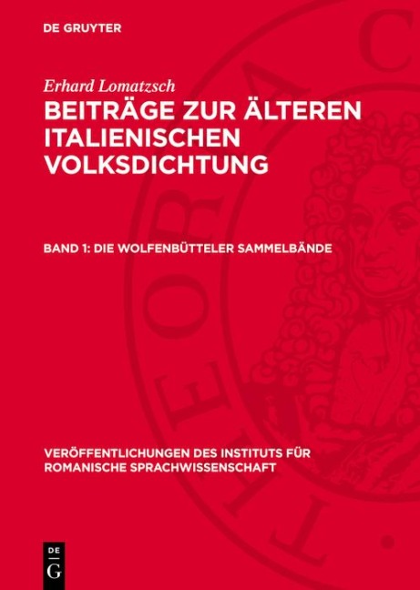 Die Wolfenbütteler Sammelbände - Erhard Lomatzsch