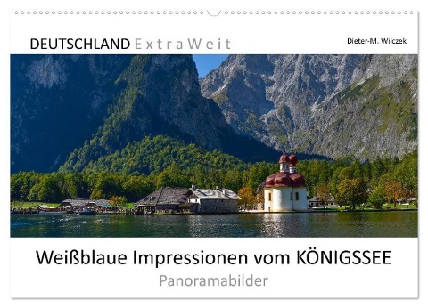 Weißblaue Impressionen vom KÖNIGSSEE Panoramabilder (Wandkalender 2024 DIN A2 quer), CALVENDO Monatskalender - Dieter Wilczek
