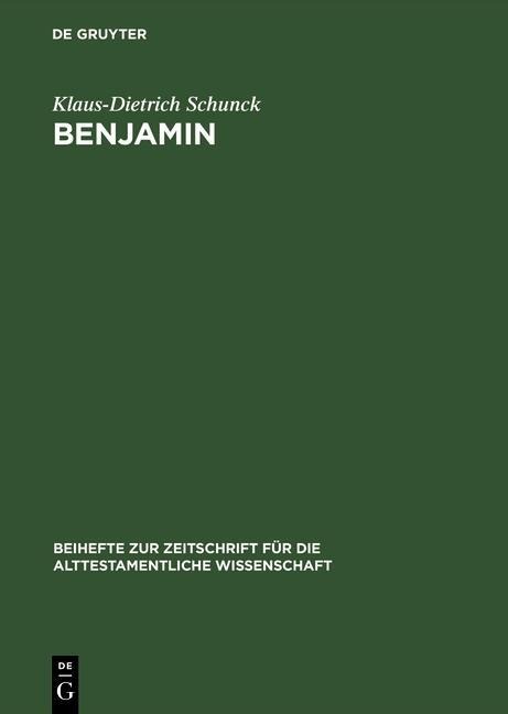 Benjamin - Klaus-Dietrich Schunck