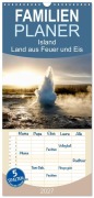 Cover-Bild zum Titel 'Familienplaner 2027 - Island - Land aus Feuer und Eis mit 5 Spalten (Wandkalender, 21 x 45 cm) CALVENDO' von 'Steffi Blochwitz - Nordlichtphoto. Com'