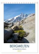 Cover-Bild zum Titel 'Bergwelten (Tischkalender 2027 DIN A5 hoch), CALVENDO Monatskalender' von 'Fotografin Miriam Schwarzfischer'