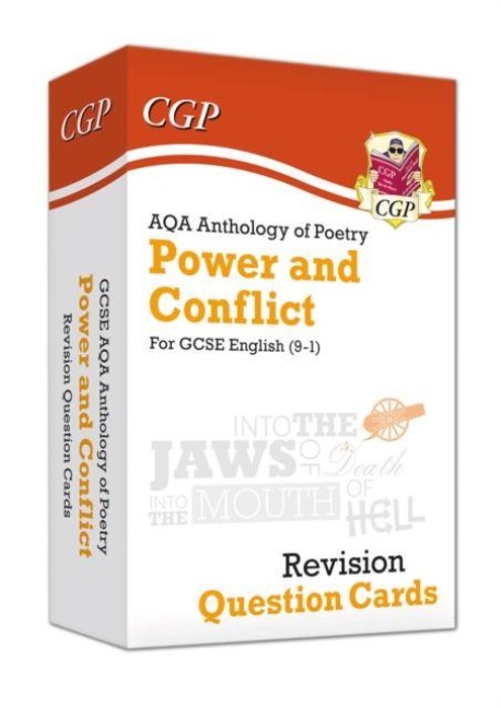 GCSE English: AQA Power & Conflict Poetry Anthology - Revision Question Cards - Cgp Books