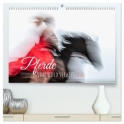 Pferde vom Wind verweht (hochwertiger Premium Wandkalender 2026 DIN A2 quer), Kunstdruck in Hochglanz - Heike Odermatt