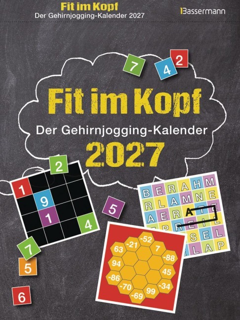 Fit im Kopf - der Gehirnjogging-Kalender 2027 - Eberhard Krüger