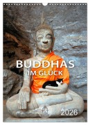 Cover-Bild zum Titel 'Buddhas im Glück (Wandkalender 2026 DIN A3 hoch), CALVENDO Monatskalender' von 'BuddhaART BuddhaART'