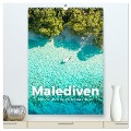 Malediven - Das wunderschöne Urlaubsparadies. (hochwertiger Premium Wandkalender 2024 DIN A2 hoch), Kunstdruck in Hochglanz - M. Scott