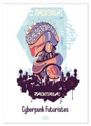 Cyberpunk Futuristes (Calendrier mural 2026 DIN A2 horizontal), CALVENDO calendrier mensuel - Luca Schmidt