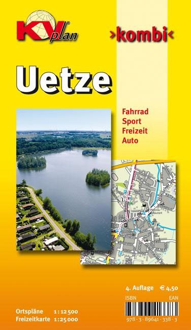 Uetze, KVplan, Radkarte/Freizeitkarte/Stadtplan, 1:25.000 / 1:12.500 - 