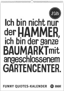 Funny Quotes-Kalender 2026 - Typo-Kalender - Poster-Format 50 x 70 cm - 