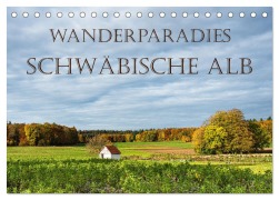 Cover-Bild zum Titel 'Wanderparadies Schwäbische Alb (Tischkalender 2026 DIN A5 quer), CALVENDO Monatskalender' von 'Monika Scheurer'
