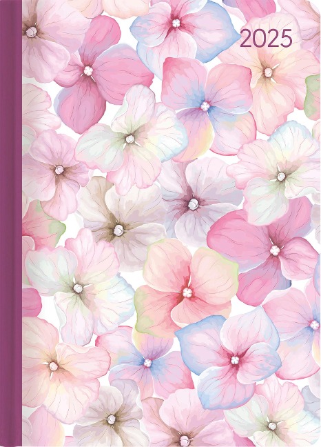 Ladytimer Blossoms 2025 - Blüte - Taschenkalender A6 (10,7x15,2 cm) - Weekly - 192 Seiten - Notiz-Buch - Termin-Planer - Alpha Edition - 