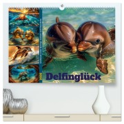 Cover-Bild zum Titel 'Delfinglück (hochwertiger Premium Wandkalender 2026 DIN A2 quer), Kunstdruck in Hochglanz' von 'Steffen Gierok-Latniak'