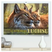 Cover-Bild zum Titel 'Auf den Spuren der Luchse (hochwertiger Premium Wandkalender 2026 DIN A2 quer), Kunstdruck in Hochglanz' von 'Renate Utz'