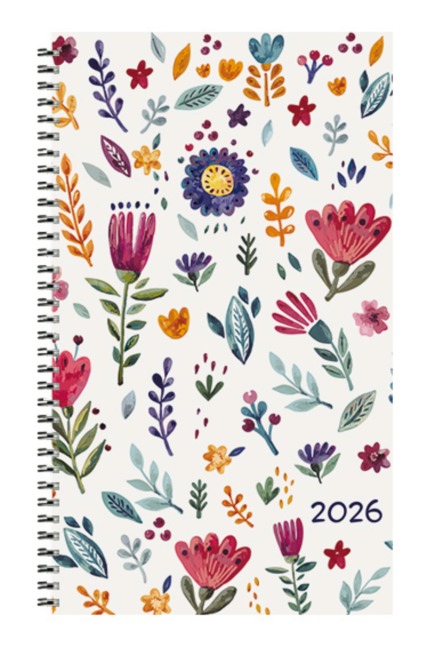 Taschenkalender Youngtimer Flowers 2026 - 