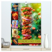 Cover-Bild zum Titel 'Leckeres Fast Food (hochwertiger Premium Wandkalender 2026 DIN A2 hoch), Kunstdruck in Hochglanz' von 'Dirk Meutzner'