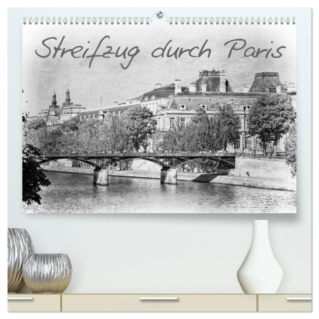 Streifzug durch Paris (hochwertiger Premium Wandkalender 2026 DIN A2 quer), Kunstdruck in Hochglanz - Ellen Und Udo Klinkel