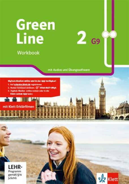 Green Line 2 G9. Workbook mit Audios und Übungssoftware Klasse 6 - 