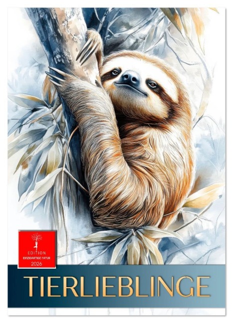 Tierlieblinge (Wandkalender 2026 DIN A2 hoch), CALVENDO Monatskalender - Roder Roder