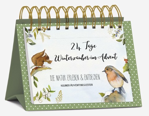 Tisch-Adventskalender "24 Tage Winterzauber im Advent" - 