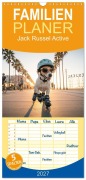 Cover-Bild zum Titel 'Familienplaner 2027 - Jack Russel Active mit 5 Spalten (Wandkalender, 21 x 45 cm) CALVENDO' von 'Walddesignerin®'
