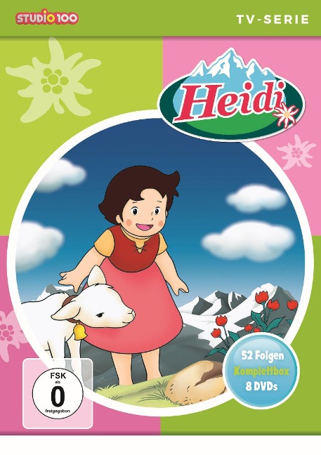 Heidi (Klassik) - TV-Serien Komplettbox [8 DVDs, SOFTBOX] - Johanna Spyri