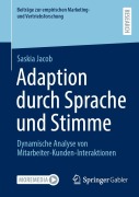 Cover-Bild zum Titel 'Adaption durch Sprache und Stimme' von 'Saskia Jacob'