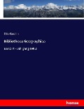 Cover-Bild zum Titel 'Bibliotheca Geographica' von 'Otto Baschin'