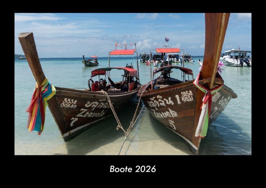 Boote 2026 Fotokalender DIN A3 - Tobias Becker