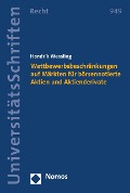 Cover-Bild zum Titel 'Wettbewerbsbeschränkungen auf Märkten für börsennotierte Aktien und Aktienderivate' von 'Hendrik Wessling'