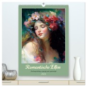 Romantische Elfen. Farbenprächtig, anmutig und zauberhaft (hochwertiger Premium Wandkalender 2026 DIN A2 hoch), Kunstdruck in Hochglanz - Rose Hurley