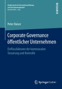 Cover-Bild zum Titel 'Corporate Governance öffentlicher Unternehmen' von 'Peter Daiser'