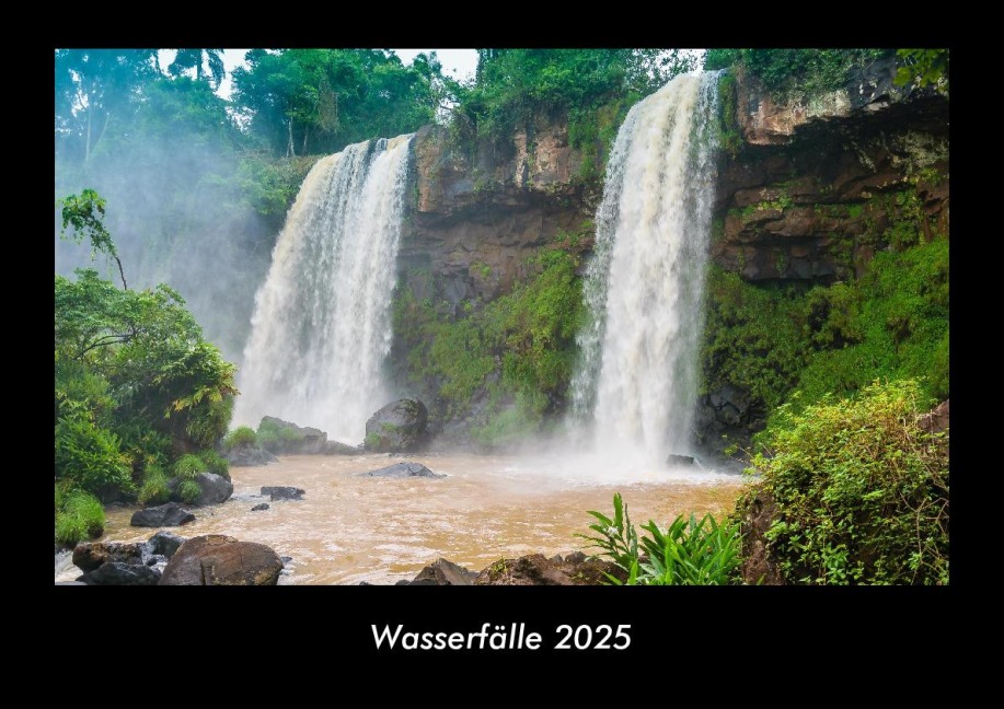 Wasserfälle 2025 Fotokalender DIN A3 - Tobias Becker