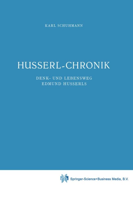 Husserl-Chronik - Karl Schuhmann