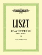 Cover-Bild zum Titel 'Klavierwerke, Band 9: Lieder-Bearbeitungen' von 'Franz Liszt'