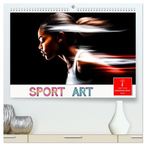 Sport Art (hochwertiger Premium Wandkalender 2025 DIN A2 quer), Kunstdruck in Hochglanz - Peter Roder