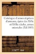 Cover-Bild zum Titel 'Catalogue Des Armes Et Pièces d'Armures, Épées Des Xvie Et Xviie Siècles, Quelques Armes Orientales' von 'Charles Mannheim'