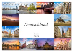 Cover-Bild zum Titel 'Deutschland Ansichten (Tischkalender 2026 DIN A5 quer), CALVENDO Monatskalender' von 'Dirk Meutzner'