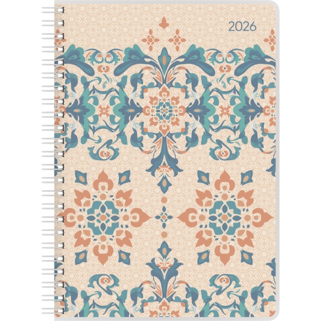 Ladytimer Ringbuch Oriental 2026 - Taschen-Kalender A5 (15x21 cm) - Schüler-Kalender - Weekly - Ringbindung - 128 Seiten - Alpha Edition - 