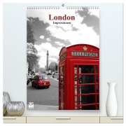 Cover-Bild zum Titel 'London - Impressionen (hochwertiger Premium Wandkalender 2026 DIN A2 hoch), Kunstdruck in Hochglanz' von 'Hartwig Bambach'
