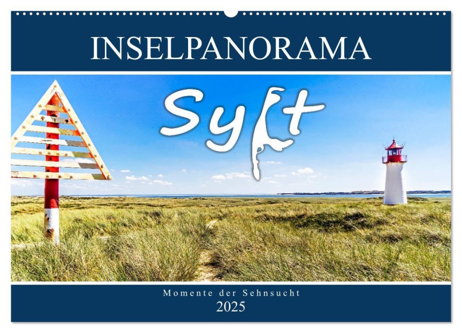 SYLT Inselpanorama (Wandkalender 2025 DIN A2 quer), CALVENDO Monatskalender - Andrea Dreegmeyer